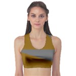 Orange and gray Saw Sports Bra