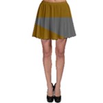 Orange and gray Saw Skater Skirt