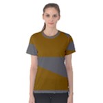 Orange and gray Saw Women s Cotton Tee