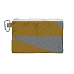 Orange and gray Saw Canvas Cosmetic Bag (Medium)