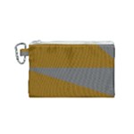 Orange and gray Saw Canvas Cosmetic Bag (Small)