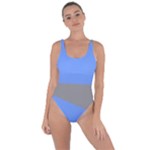 Blue and gray Saw Bring Sexy Back Swimsuit