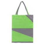 Green and gray Saw Classic Tote Bag