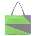 Green and gray Saw Medium Tote Bag