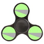 Green and gray Saw Finger Spinner