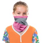 Pink and gray Saw Face Covering Bandana (Kids)