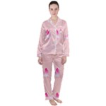 Pink Fairies Satin Long Sleeve Pyjamas Set