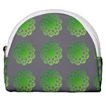 Atomic green Horseshoe Style Canvas Pouch