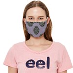 Black Petals Cloth Face Mask (Adult)