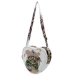 Pug Lover Coffee Heart Shoulder Bag