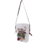 Pug Lover Coffee Folding Shoulder Bag