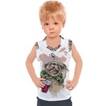 Pug Lover Coffee Kids  Sport Tank Top