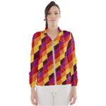 Geometric  Women s Windbreaker