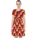 Geometric  Adorable in Chiffon Dress