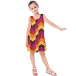 Geometric  Kids  Sleeveless Dress