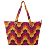 Geometric  Full Print Shoulder Bag