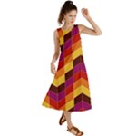Geometric  Summer Maxi Dress
