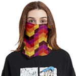 Geometric  Face Covering Bandana (Two Sides)