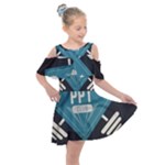 Fb Img 1603400716800 Kids  Shoulder Cutout Chiffon Dress