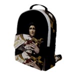 Virgin Mary Sculpture Dark Scene Flap Pocket Backpack (Large)