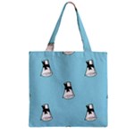 Diploma Pattern Zipper Grocery Tote Bag