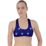 Bluestars Criss Cross Racerback Sports Bra