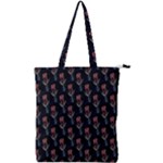 Roses Double Zip Up Tote Bag