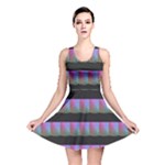 Digital Illusion Reversible Skater Dress