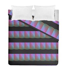 Digital Illusion Duvet Cover Double Side (Full/ Double Size) from ArtsNow.com