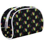 Digital Flowers Makeup Case (Large)