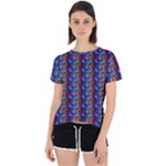 Abstract Illusion Open Back Sport Tee