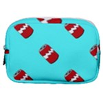 Soda Cans on blue Make Up Pouch (Small)