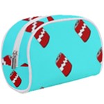 Soda Cans on blue Makeup Case (Large)