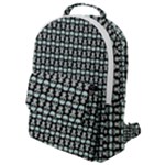 Skull Pattern Flap Pocket Backpack (Small)