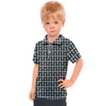 Skull Pattern Kids  Polo Tee