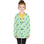 Mobile Phone Kids  Double Breasted Button Coat