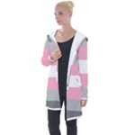 Demigirl Pride Flag LGBTQ Longline Hooded Cardigan