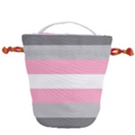 Demigirl Pride Flag LGBTQ Drawstring Bucket Bag