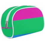 Polysexual Pride Flag LGBTQ Makeup Case (Medium)