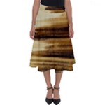 Paint on charcoal Perfect Length Midi Skirt
