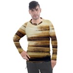 Paint on charcoal Men s Pique Long Sleeve Tee