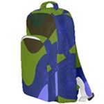 Watercolor Wavy Double Compartment Backpack