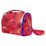Red Paint Satchel Shoulder Bag