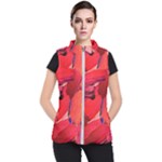 Red Paint Women s Puffer Vest