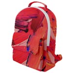 Red Paint Flap Pocket Backpack (Small)