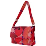 Red Paint Full Print Messenger Bag (L)