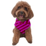 Pink Diagonal Lines Dog Sweater