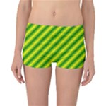 Green Diagonal Lines Reversible Boyleg Bikini Bottoms