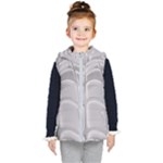 Wavy Blocks Kids  Hooded Puffer Vest