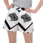 Black Skull Ripstop Shorts